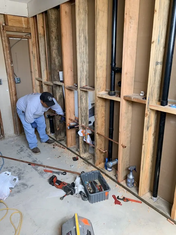 Commercial rough-in plumbing for Gas Line Repair in Highlands